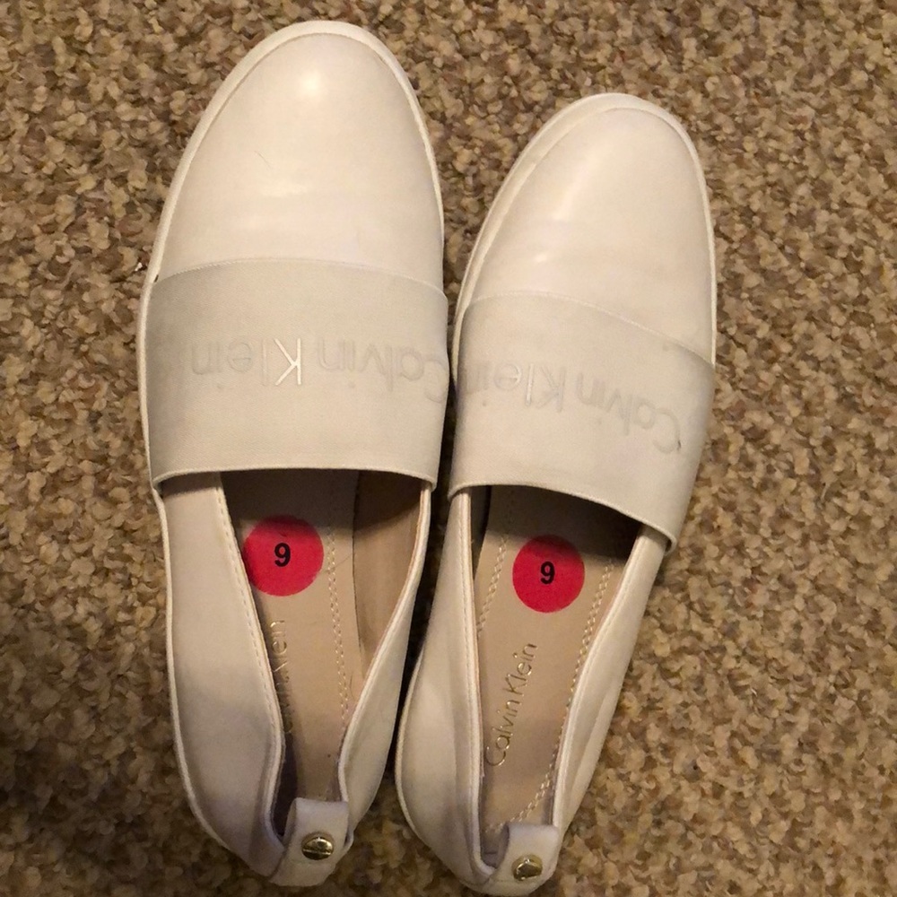 Calvin Klein slip on leather shoes